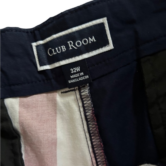 CLUB ROOM American flag men’s patriotic red white blue cargo shorts sz 32W NWT - Picture 2 of 3